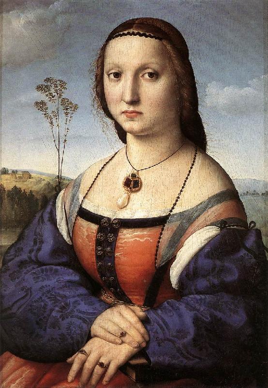 RAFFAELLO Sanzio Portrait of Maddalena Doni ft oil painting image
